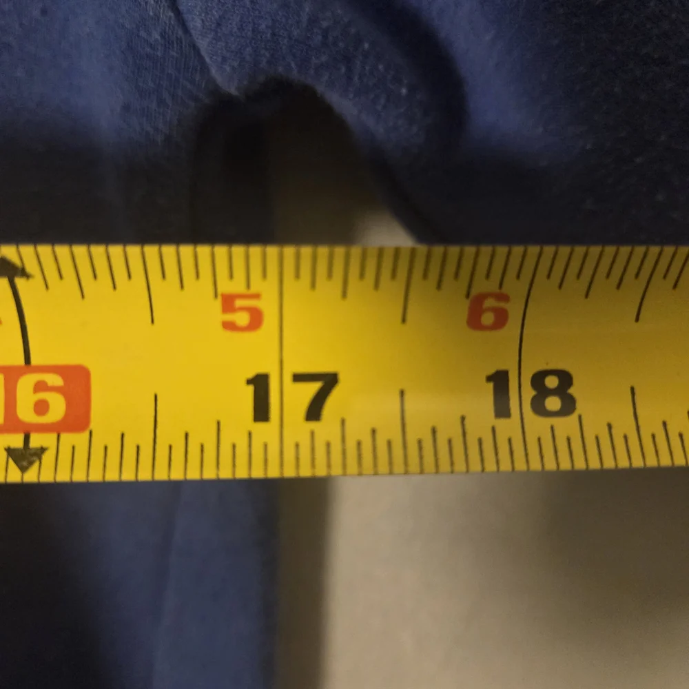 Blue hoodie with a "Big Homie Apparel" brand tag (K306) - Picture 9 of 9